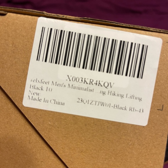 RELX Feet Black Cross Trainer Shoes Wide - Picture 2 of 6